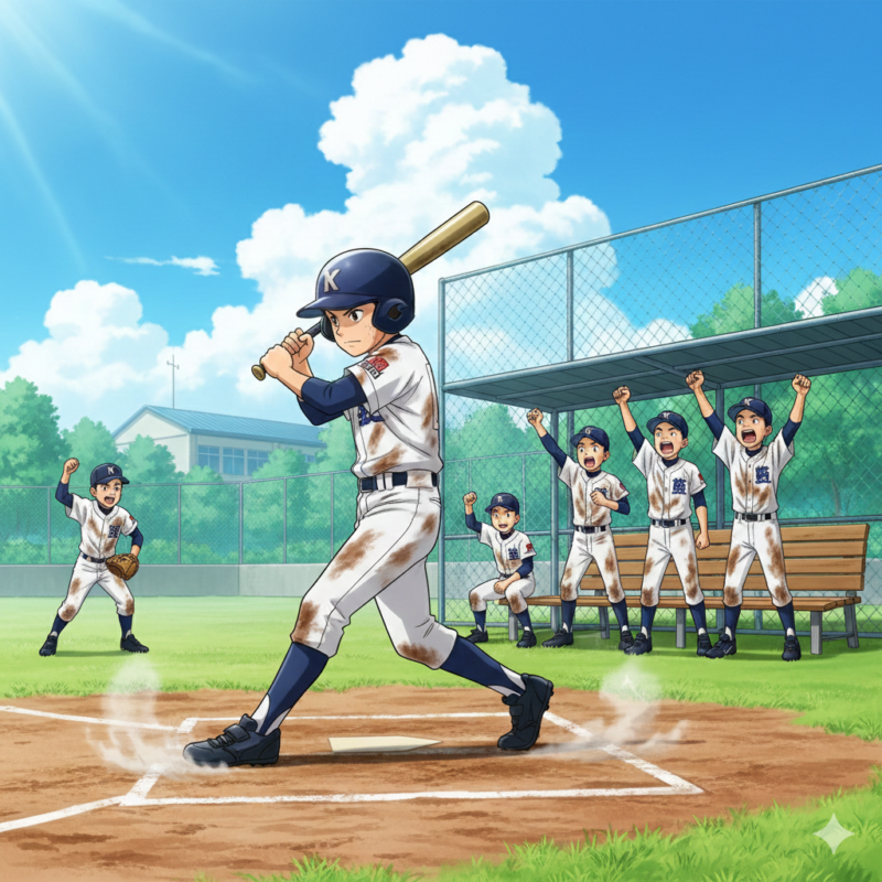 少年野球チーム　応援