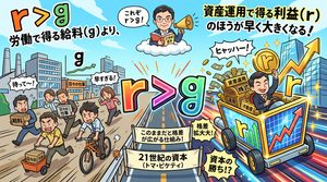 ｒ　＞　ｇ　資産形成
